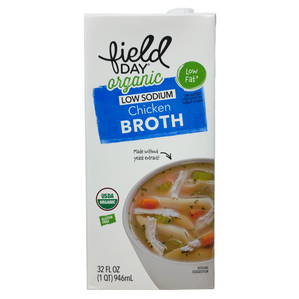 Field Day Organic Free Range Chicken Broth - 32oz. - Healthy Heart Market